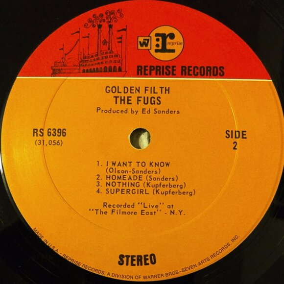 fugs golden filth live at fillmore east  mint 1970 lp - nyc punk folk art rock - Picture 3 of 3